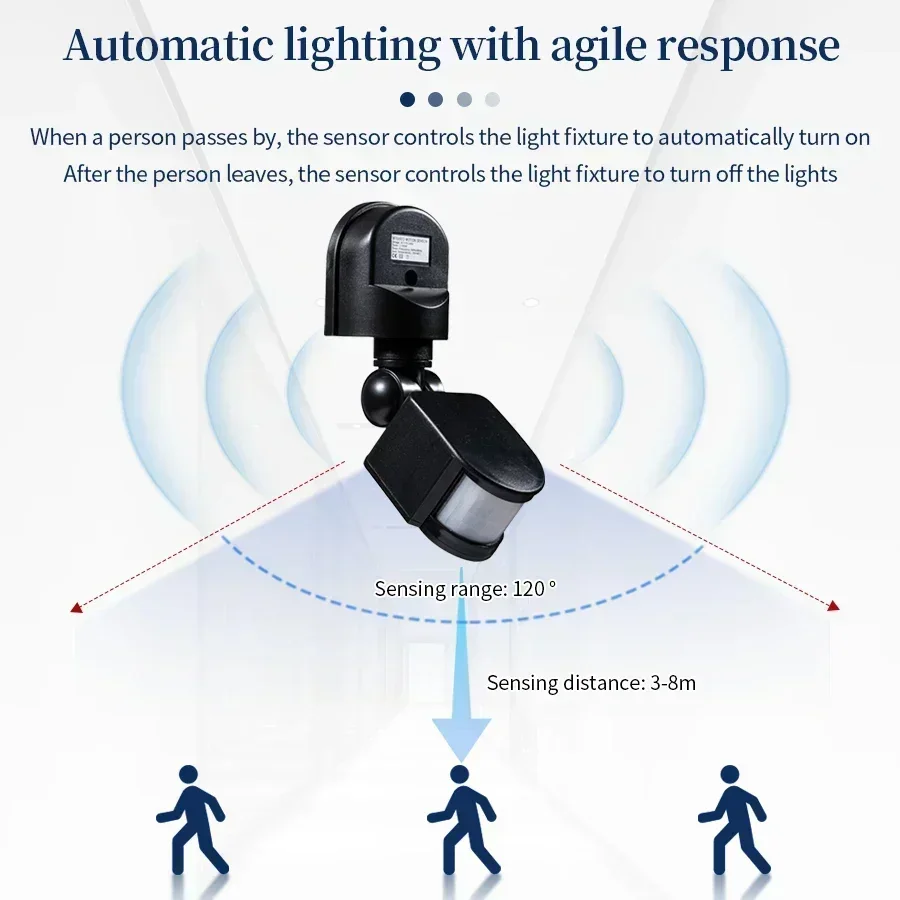 Sensor de movimiento PIR de 10 - Outdoor Lighting With Motion Sensor reseña y precio