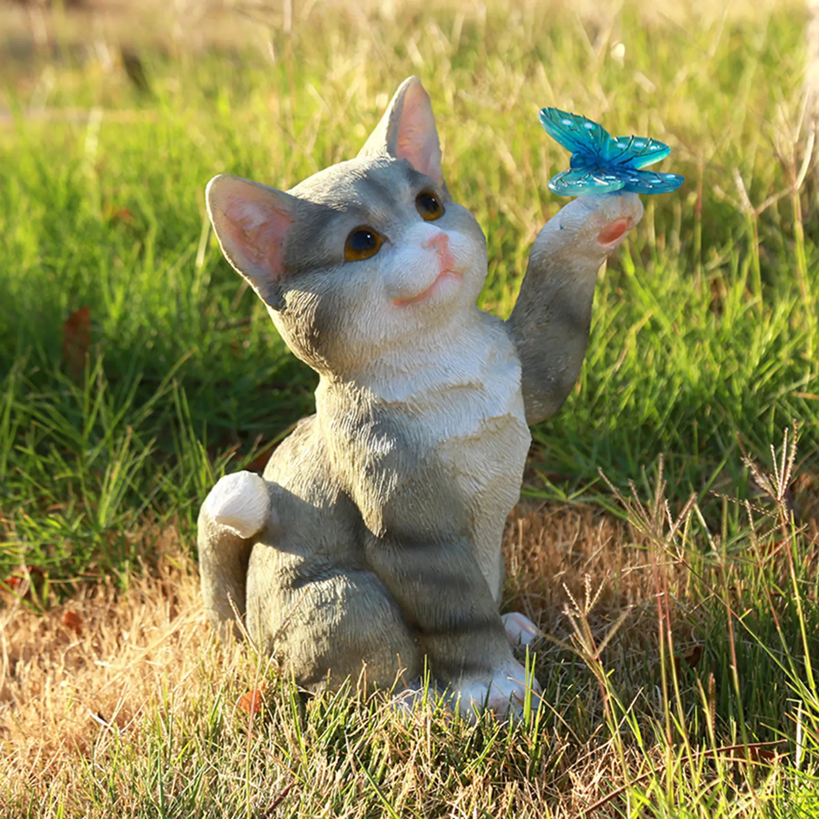 Escultura de gato al aire libr - Outdoor Lighting Pendant reseña y precio